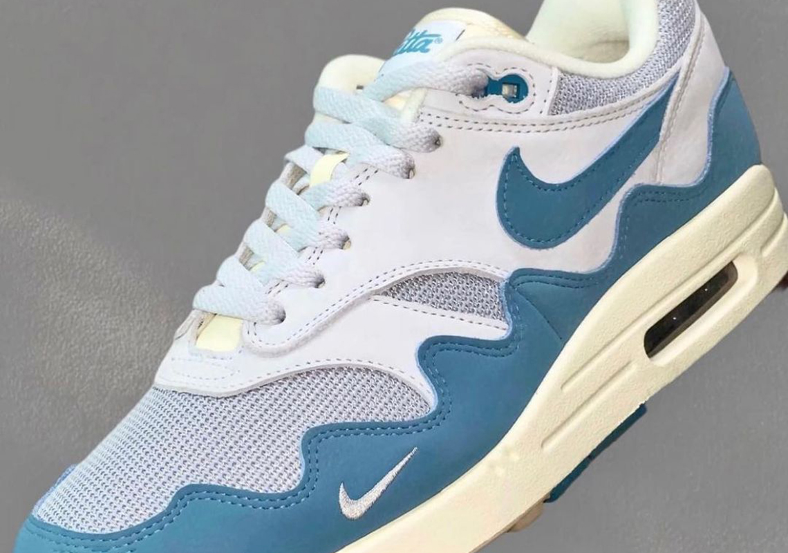 Patta's AM2-Inspired Nike Air Max 1 Collab To Release In "Noise Aqua"