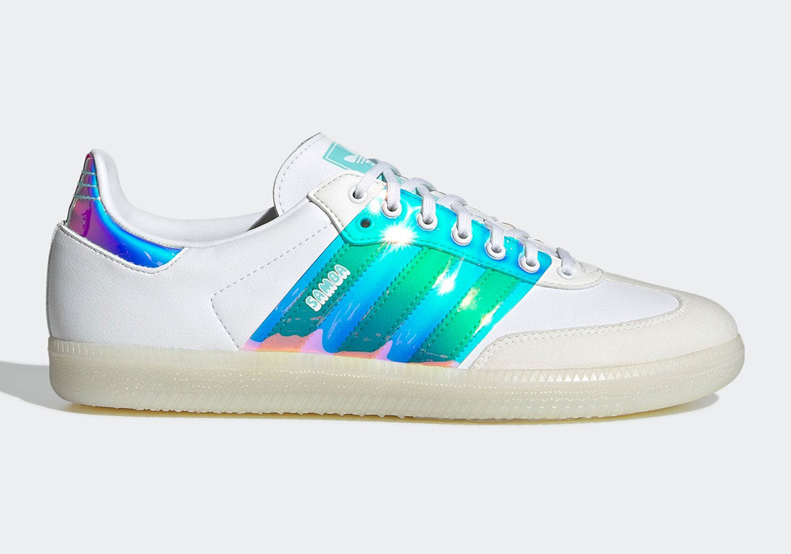 Adidas Samba Og Cloud White Pulse Yellow Pulse Aqua Gx1024 6