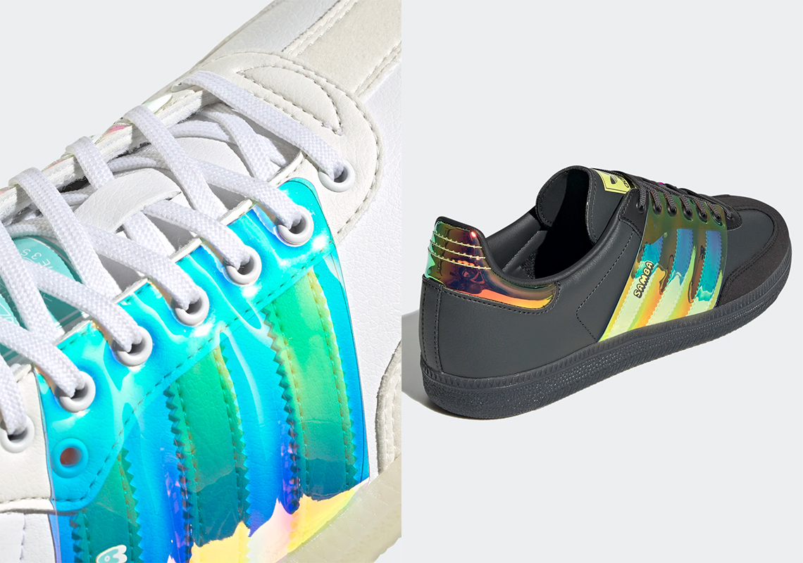 Lenticular Overlays Appear On This Set Of adidas Samba OGs