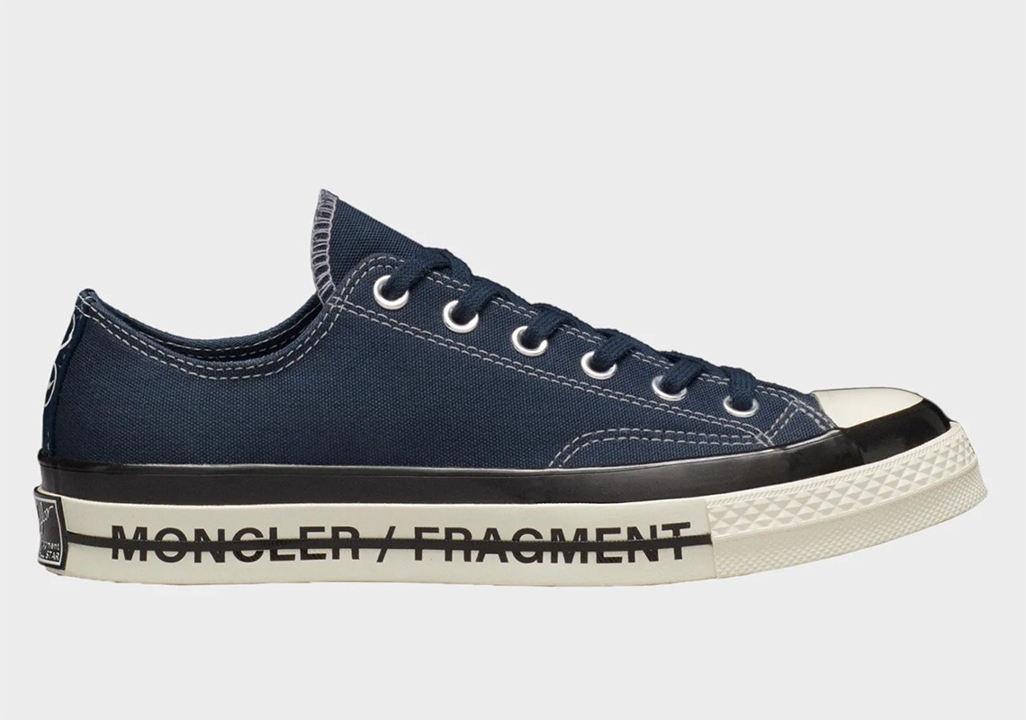 Fragment Design Moncler Converse Chuck 70 Low Navy 4
