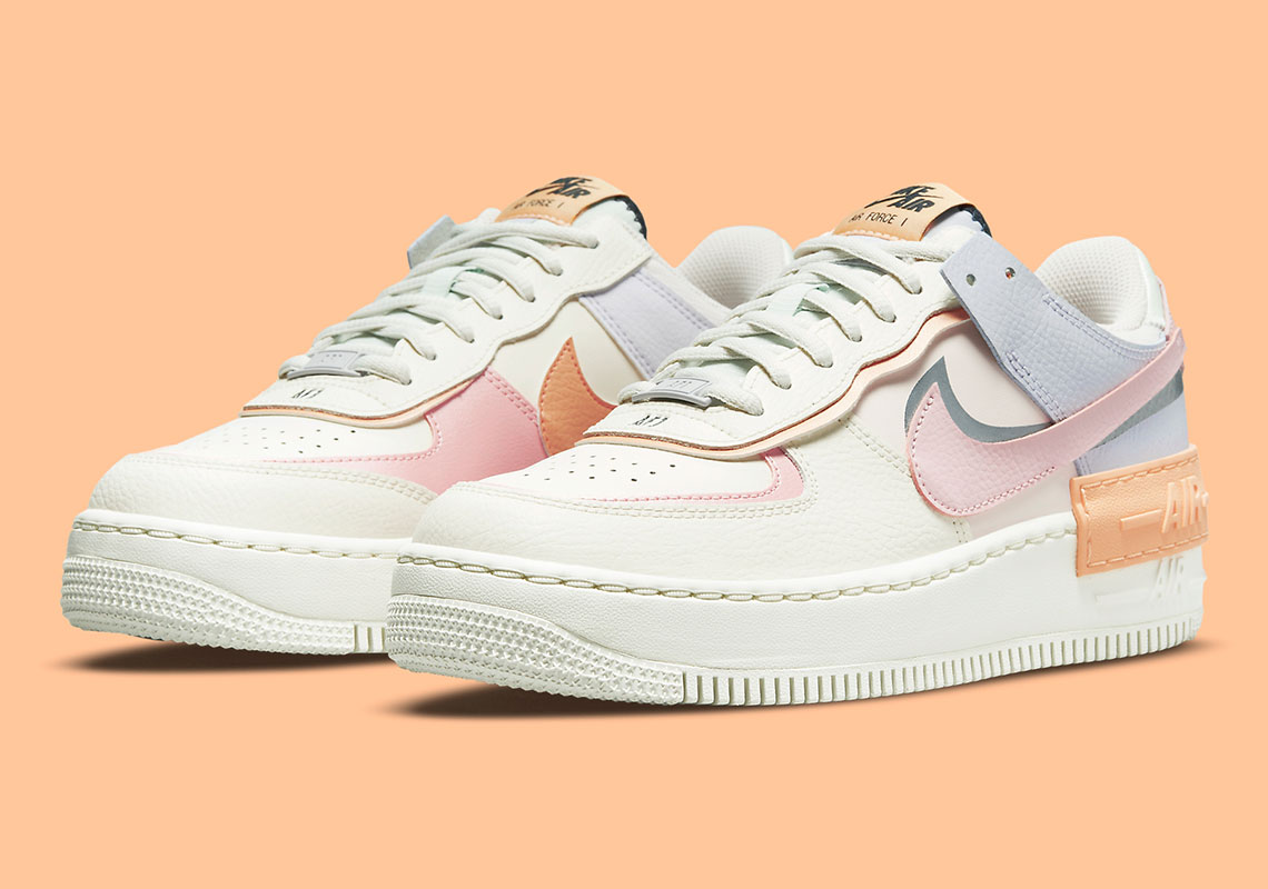 A Series Of Pastels Arrive On A New Nike Air Force 1 Shadow