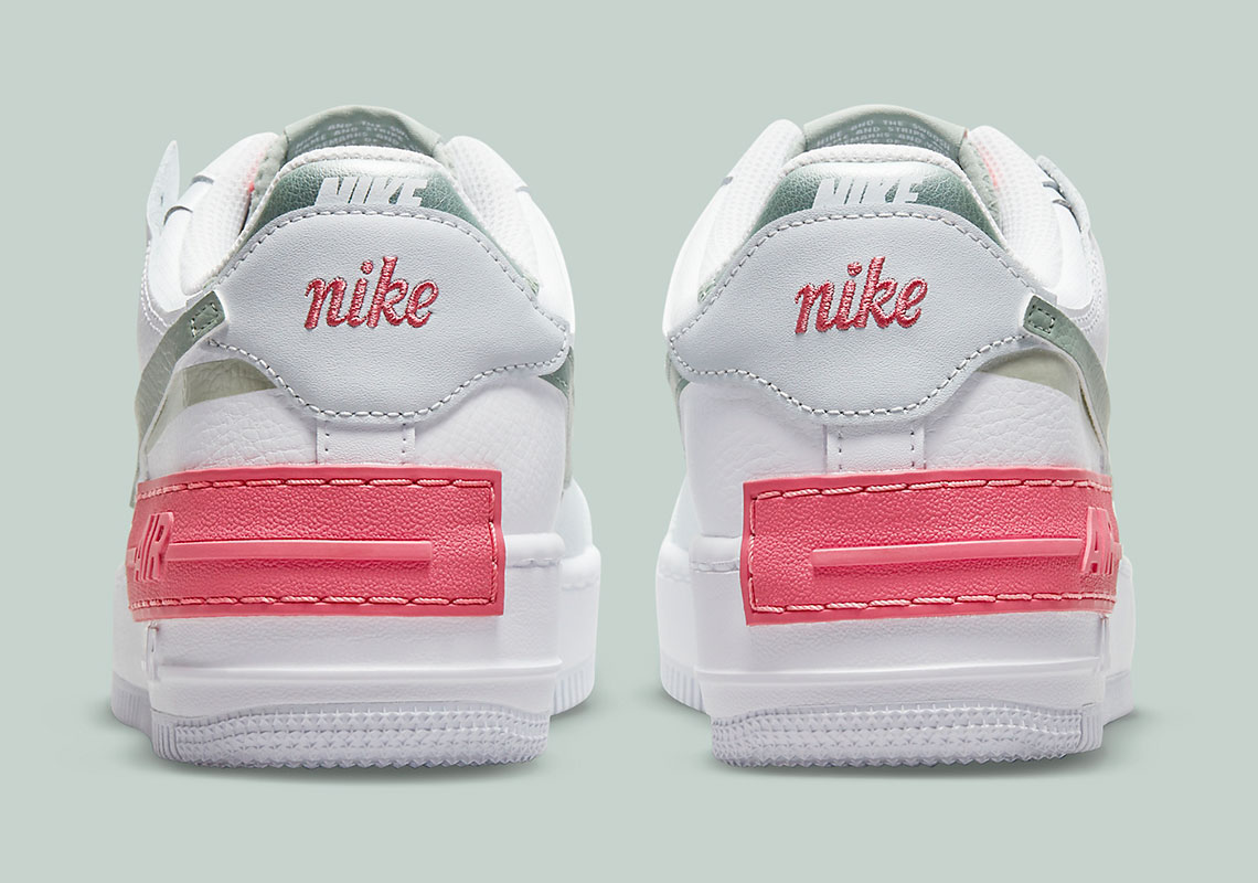 Nike Air Force 1 Shadow White Jade Smoke Seafoam Archeo Pink 7