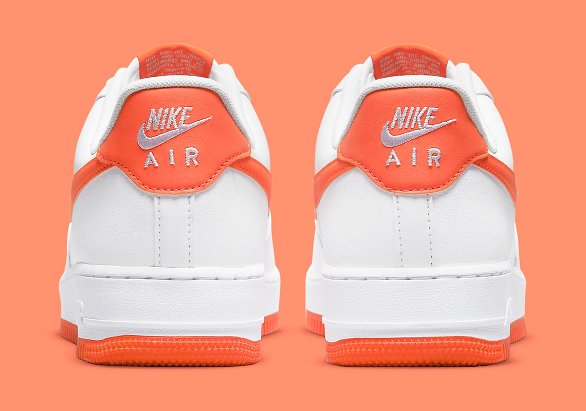 Nike Air Force 1 White Orange Dc2911 101 1