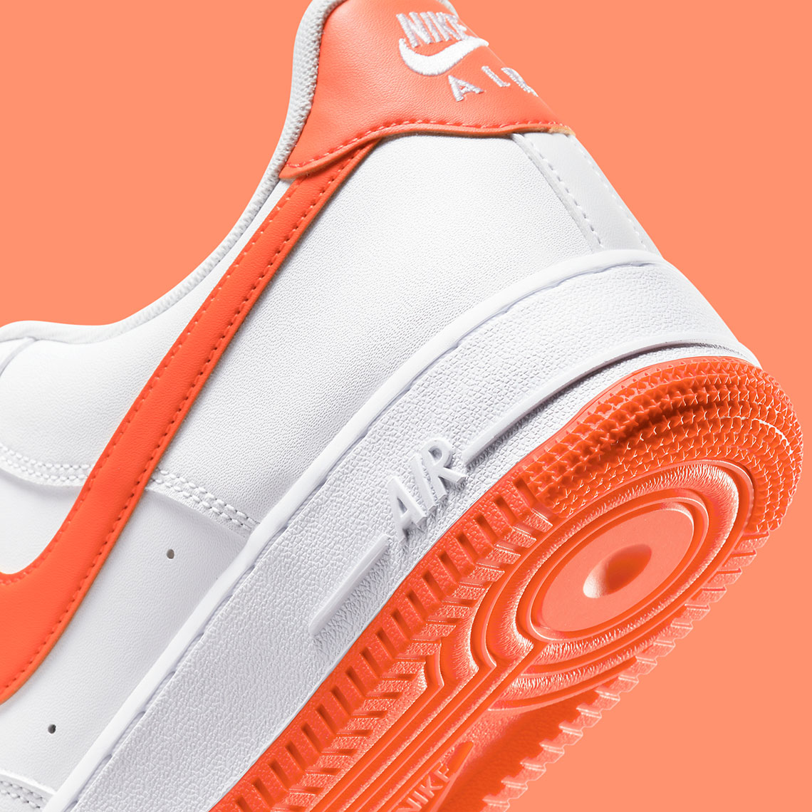 Nike Air Force 1 White Orange Dc2911 101 6