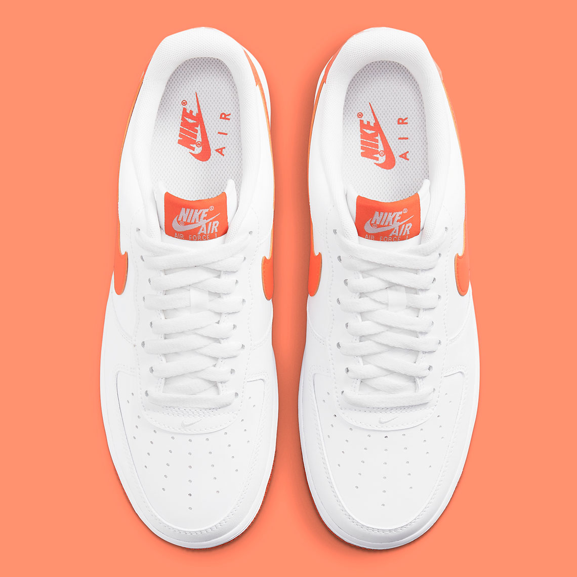 Nike Air Force 1 White Orange Dc2911 101nike Air Force 1 White Orange Dc2911 101 2