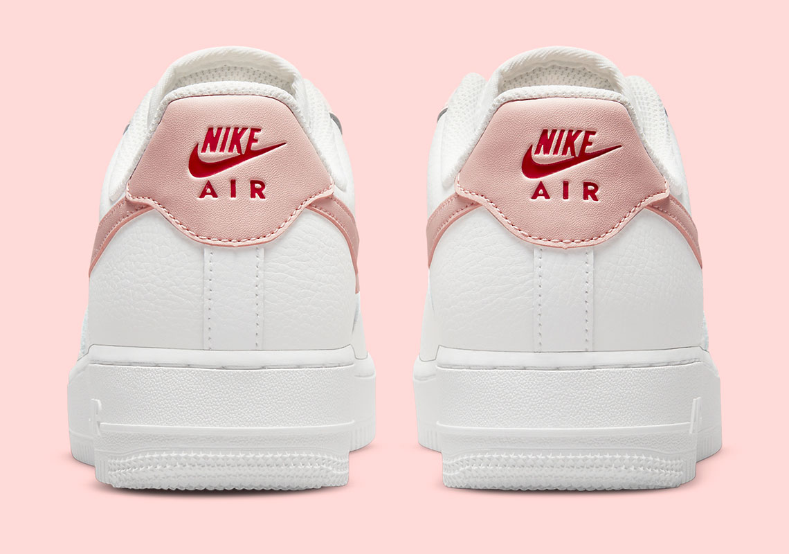 Nike Air Force 1 Wmns Summit White Pale Coral Summit White University Red 315115 167 4