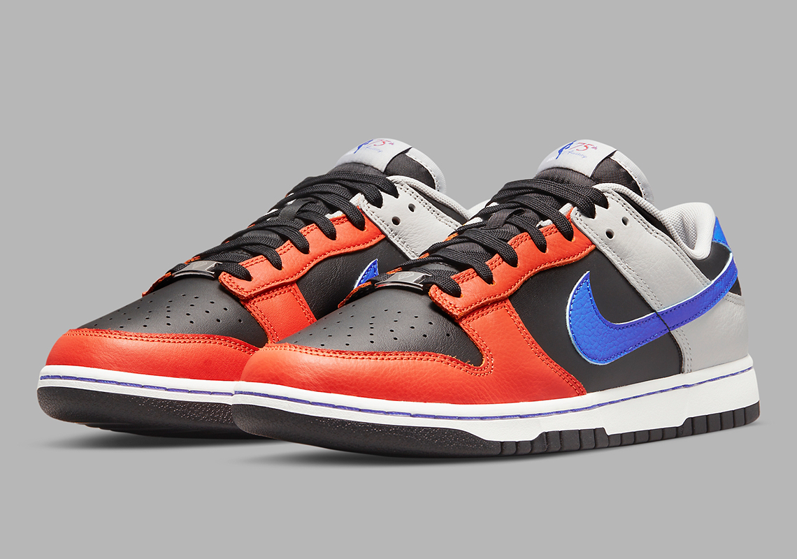 The NBA's Diamond Anniversary Celebration  Includes This Nike Dunk Low "Knicks"