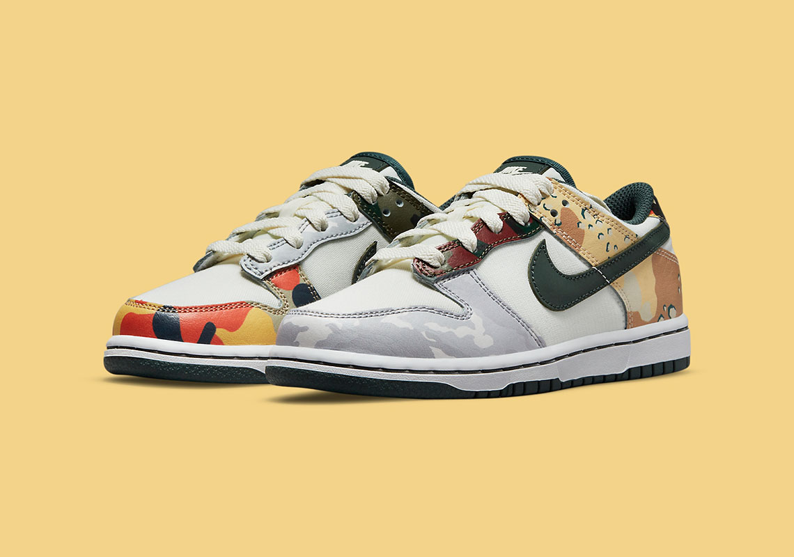 Nike Dunk Low Se Camo Ps Db1900 100 3