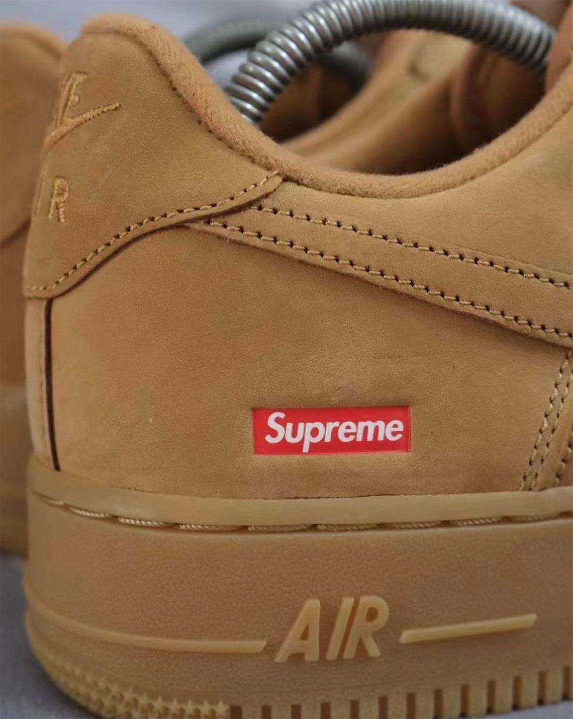 Supreme Nike Air Force 1 Low Wheat Flax Release Date 1