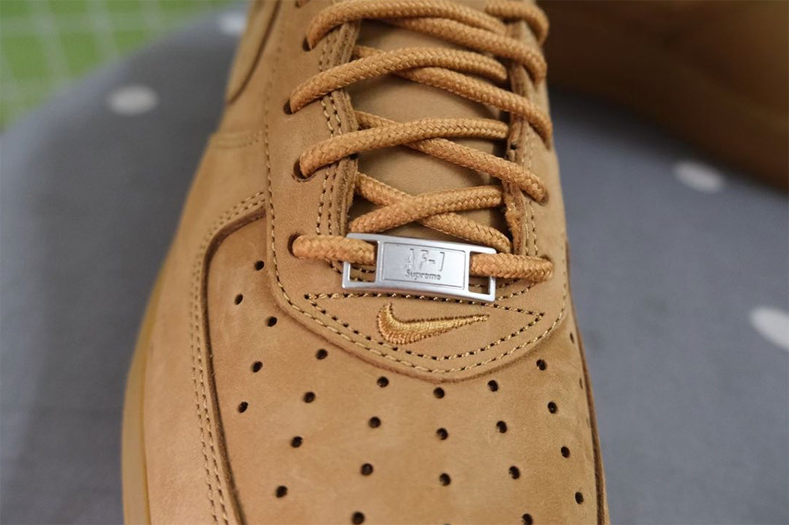 Supreme Nike Air Force 1 Low Wheat Flax Release Date 3