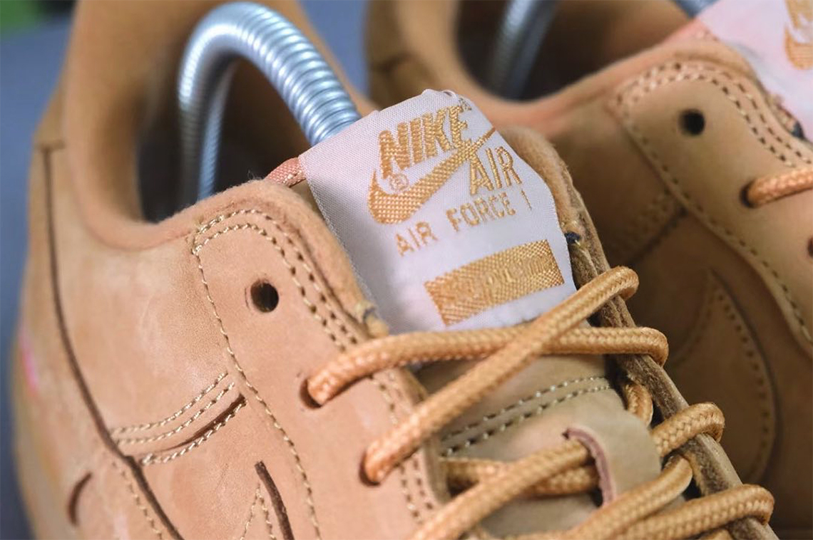 Supreme Nike Air Force 1 Low Wheat Flax Release Date 4