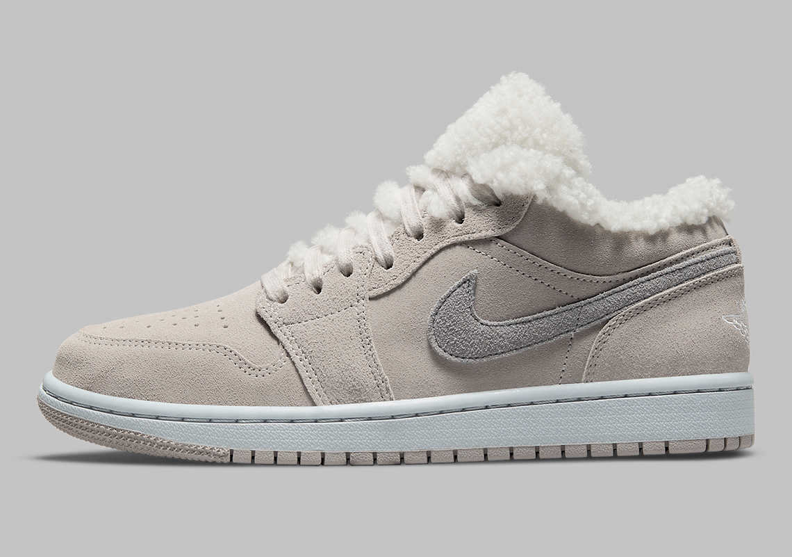 The Air Jordan 1 Low Gears Up For Winter With A "Sherpa Fleece" Set-Up