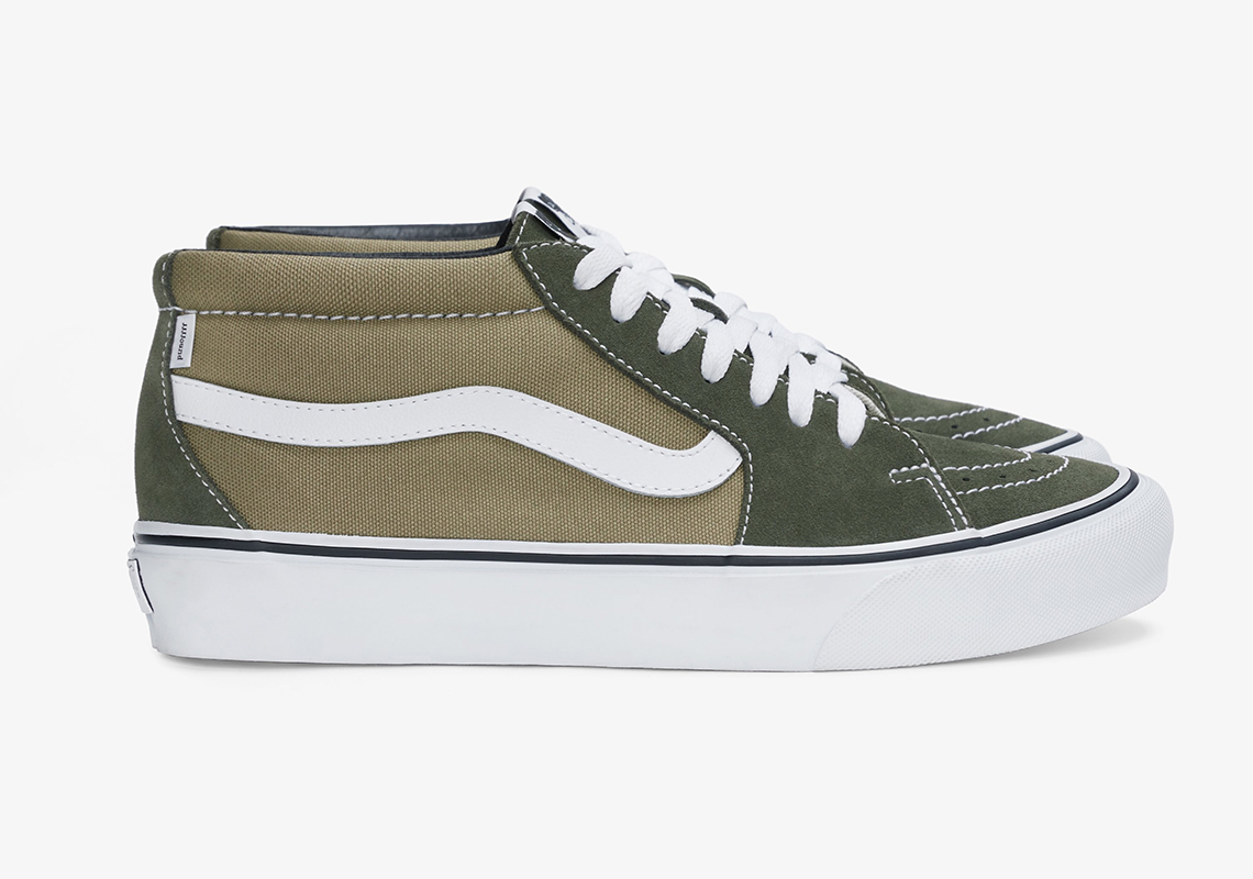 Jjjjound Vans Sk8 Mid Vlt Lx Green 1