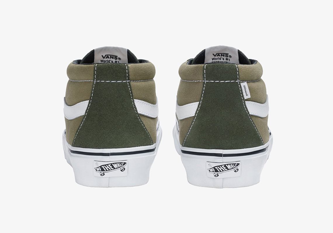 Jjjjound Vans Sk8 Mid Vlt Lx Green 2