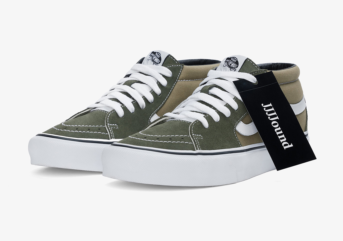 Jjjjound Vans Sk8 Mid Vlt Lx Green 3