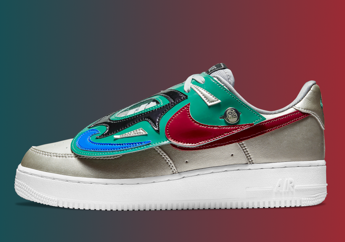 Nike Air Force 1 Low Silver Lucha Libre Dm6177 095 11