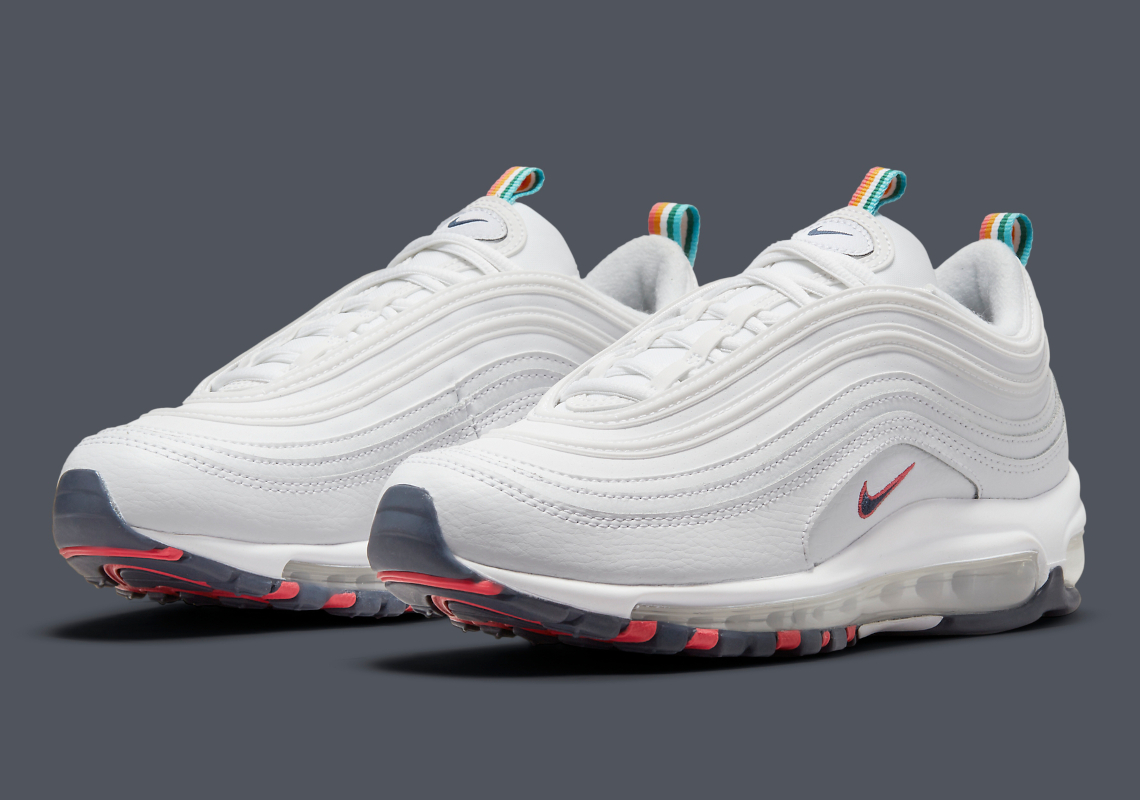 Multi-Color Pull Tabs Appear On This Clean Nike Air Max 97