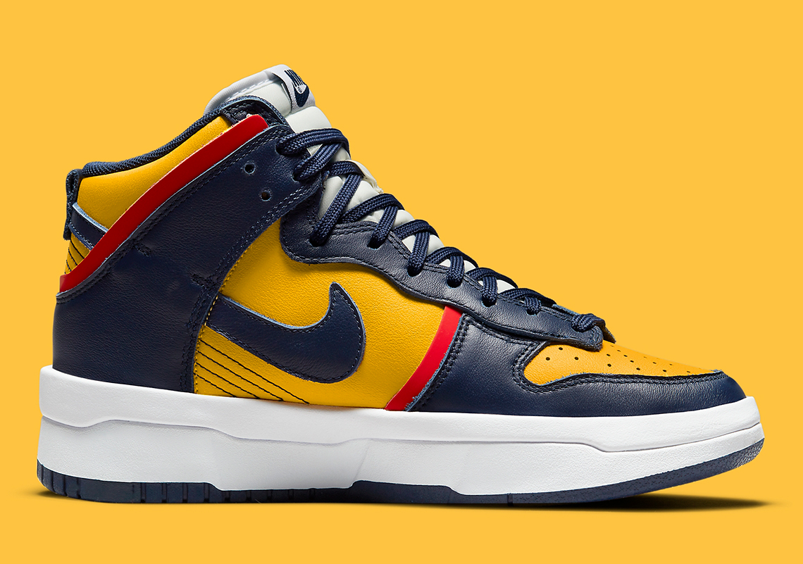 Nike Dunk High Rebel Michigan Dh3718 701 1