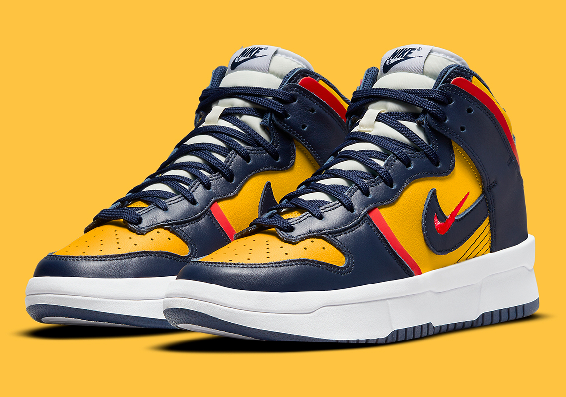 Nike Dunk High Rebel Michigan Dh3718 701 3