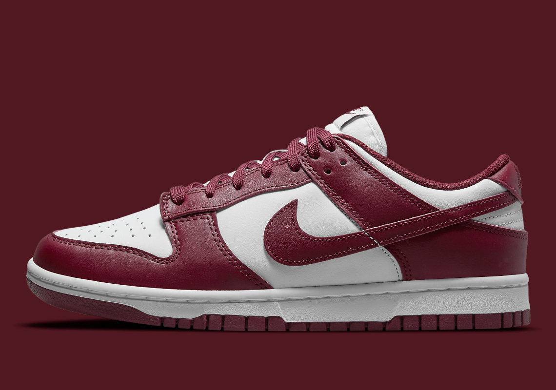 Official Images Of The Nike Dunk Low "Team Red/Bordeaux"