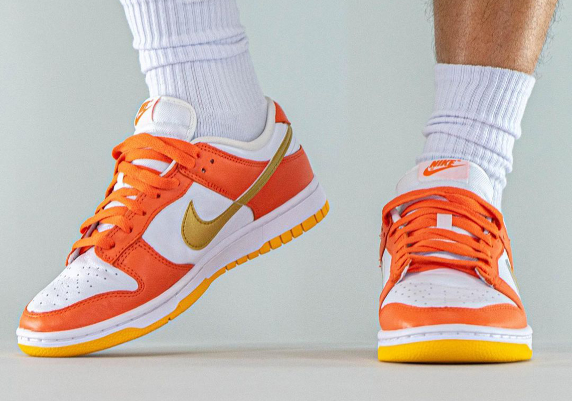 Nike Dunk Low Golden Orange Release Info 3