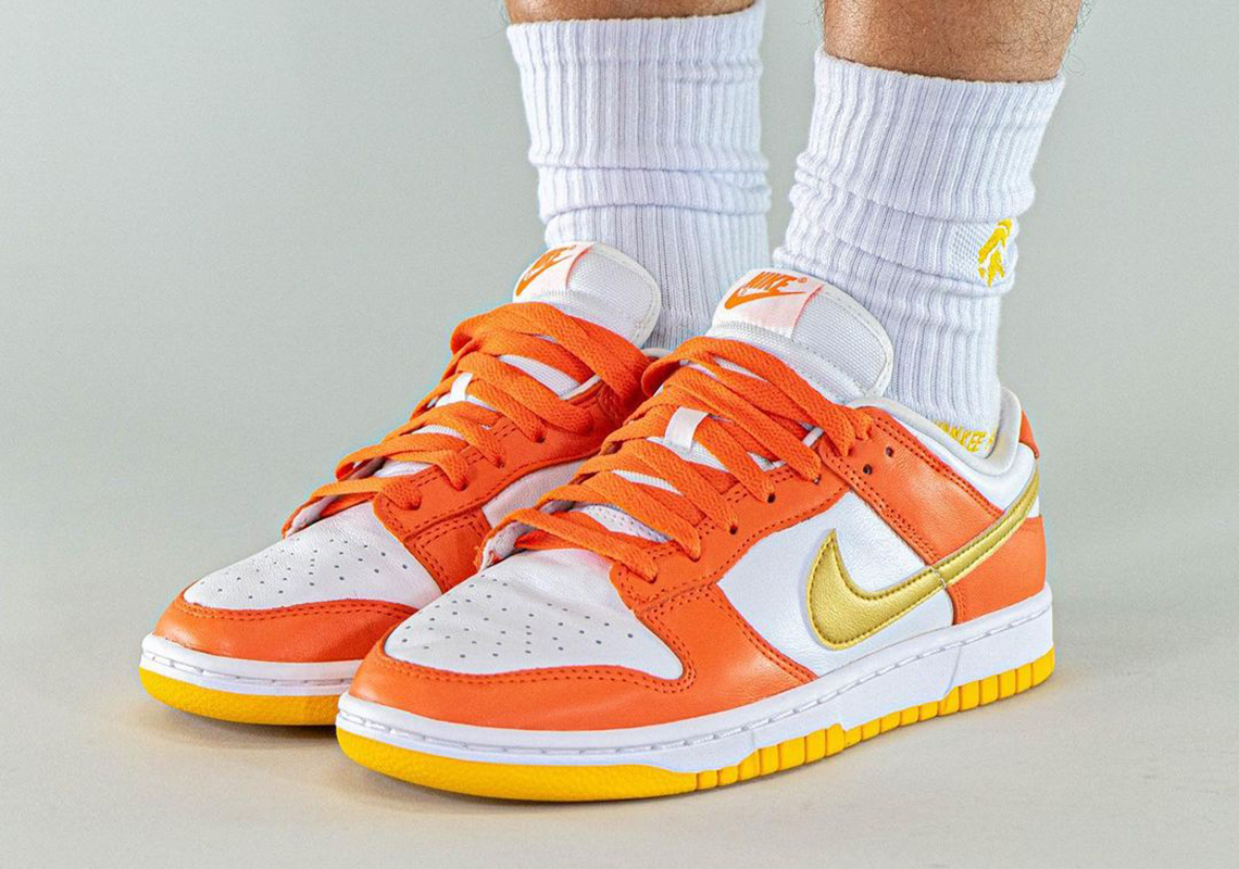 Nike Dunk Low Golden Orange Release Info 6