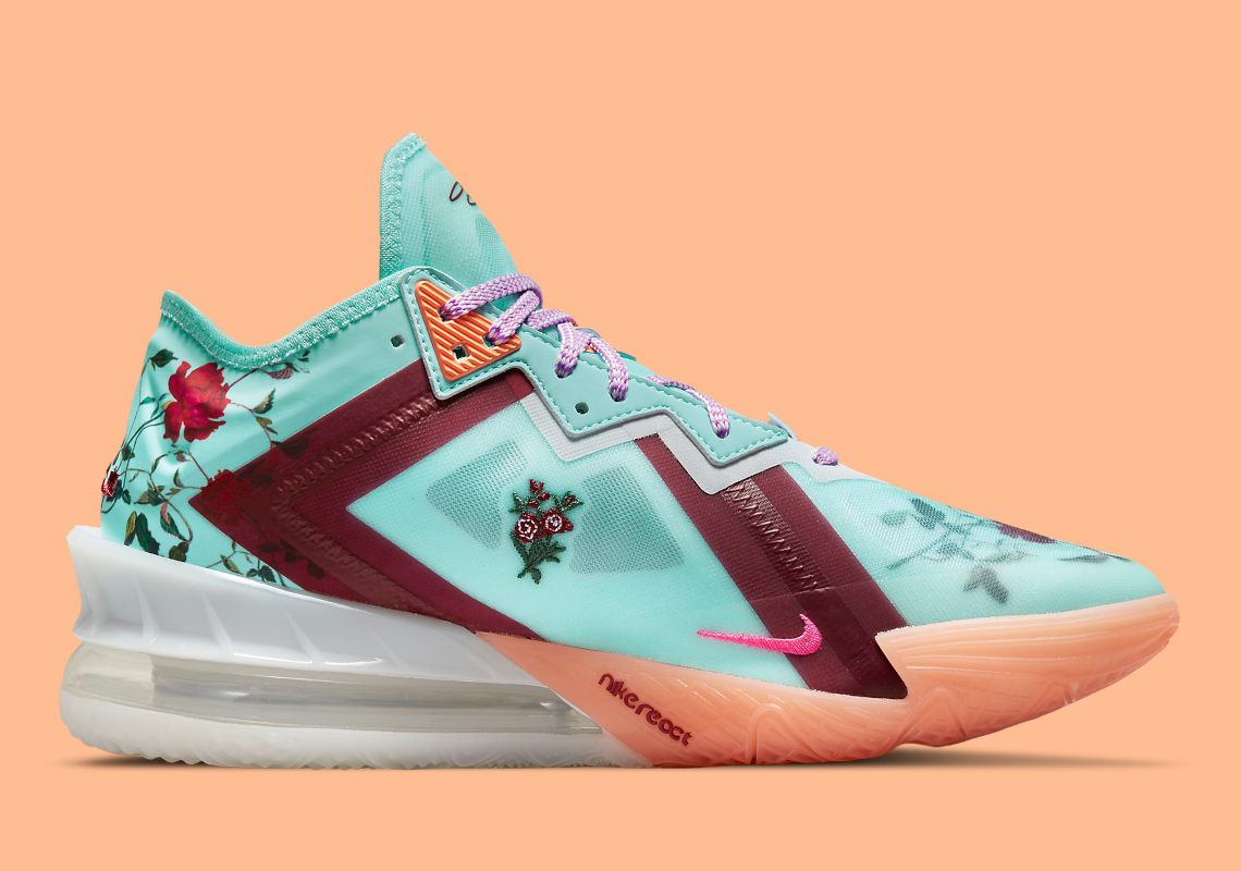 Nike Lebron 18 Low Floral Cv7562 400 4