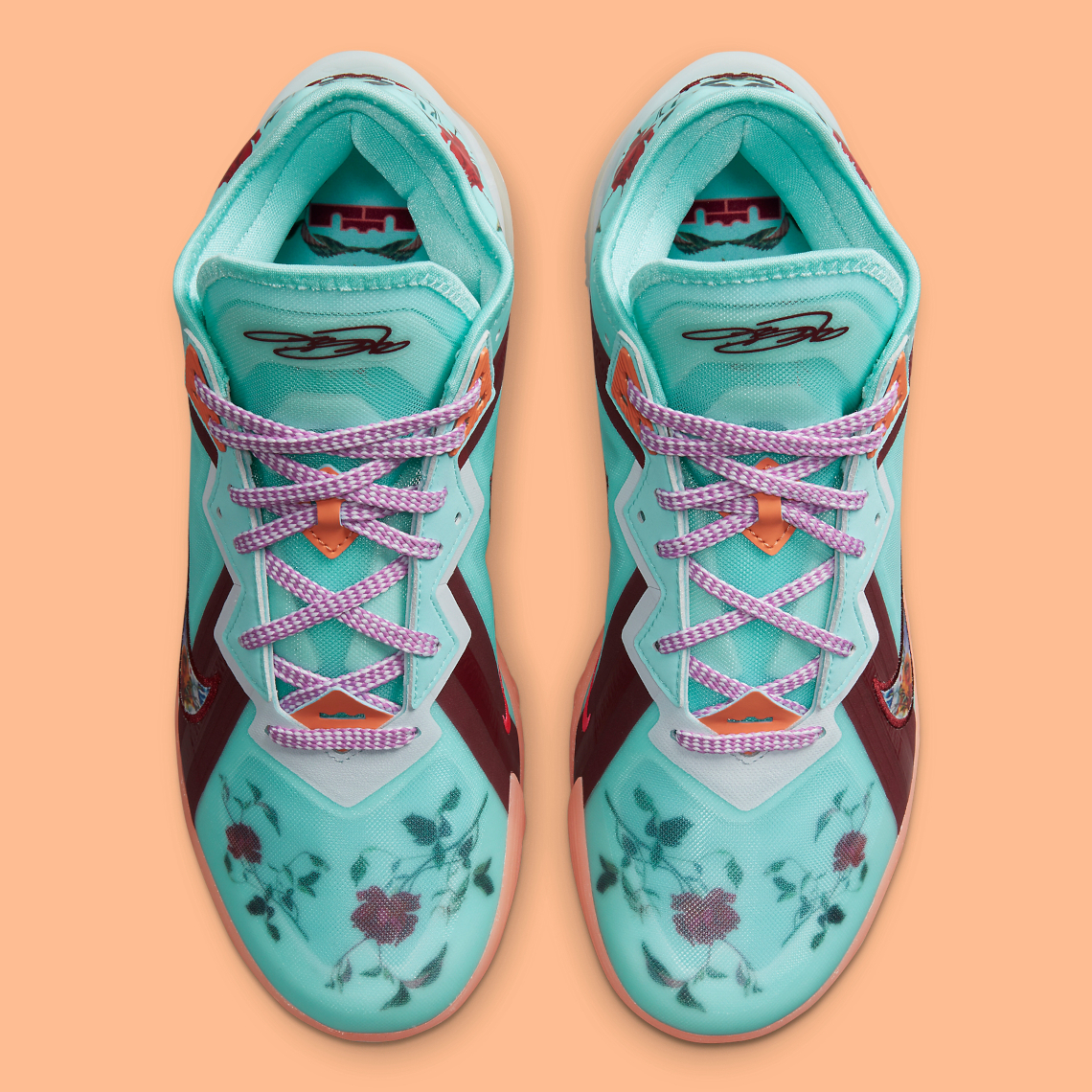 Nike Lebron 18 Low Floral Cv7562 400 8