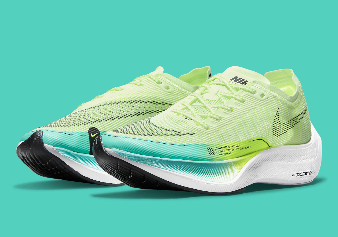 Nike Applies "Barely Volt" And Blue Flair To A Women's ZoomX Vaporfly NEXT% 2