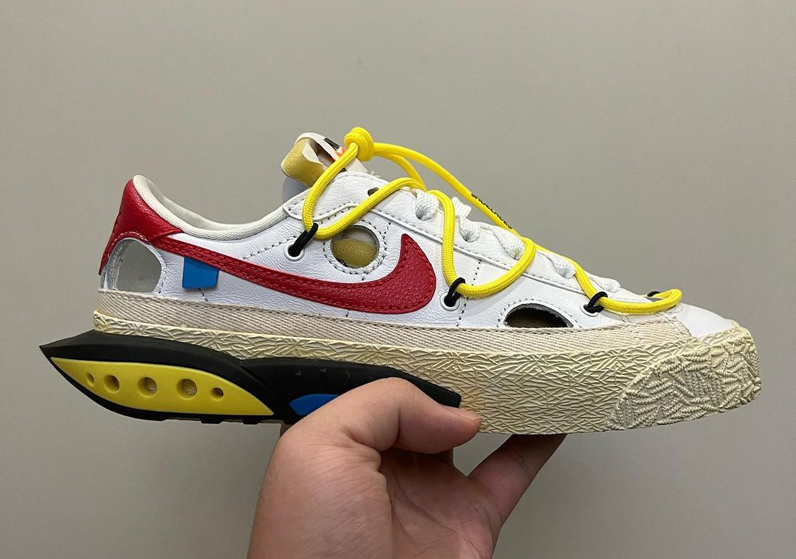 Sneak Peek At The Second Off-White x Nike Blazer Low Colorway