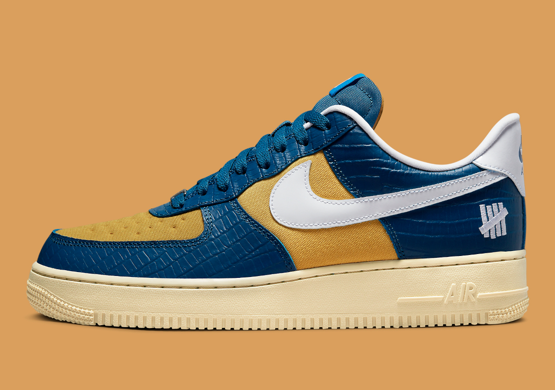 Official Images Of UNDEFEATED's Blue And Yellow "Dunk VS AF-1" Collaboration