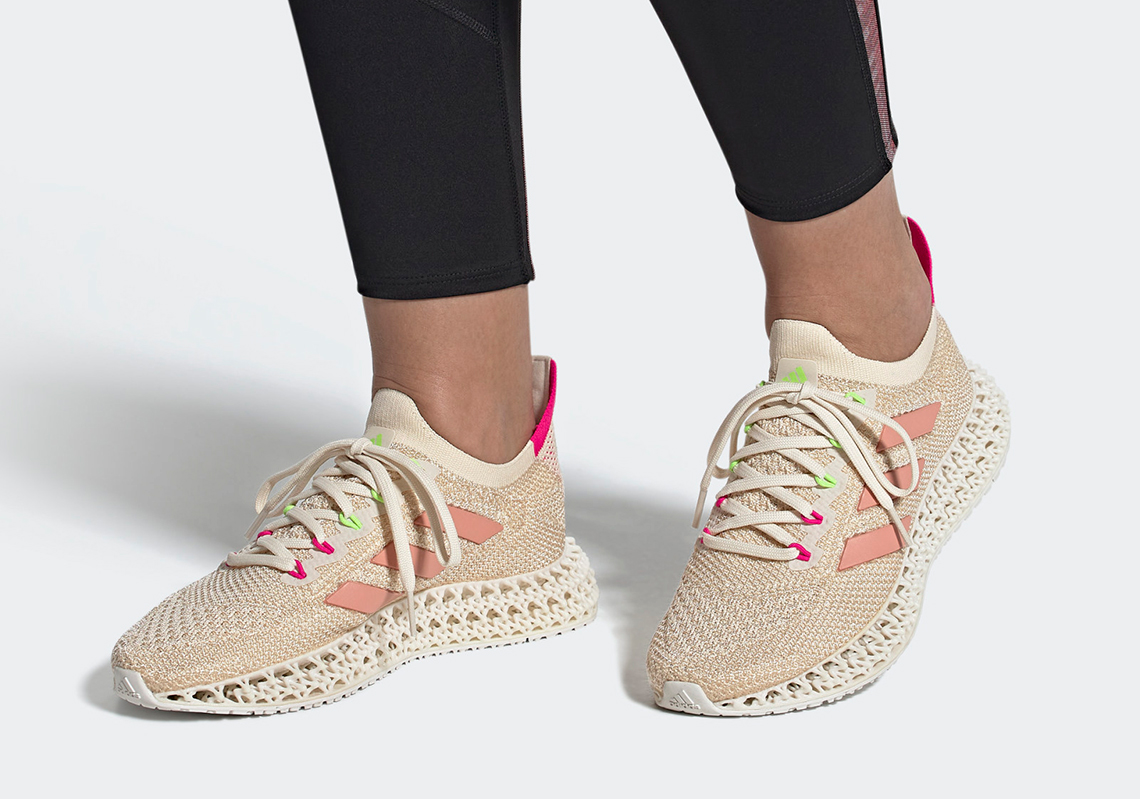 The adidas 4DFWD Appears In A Women's Exclusive "Shock Pink" Colorway