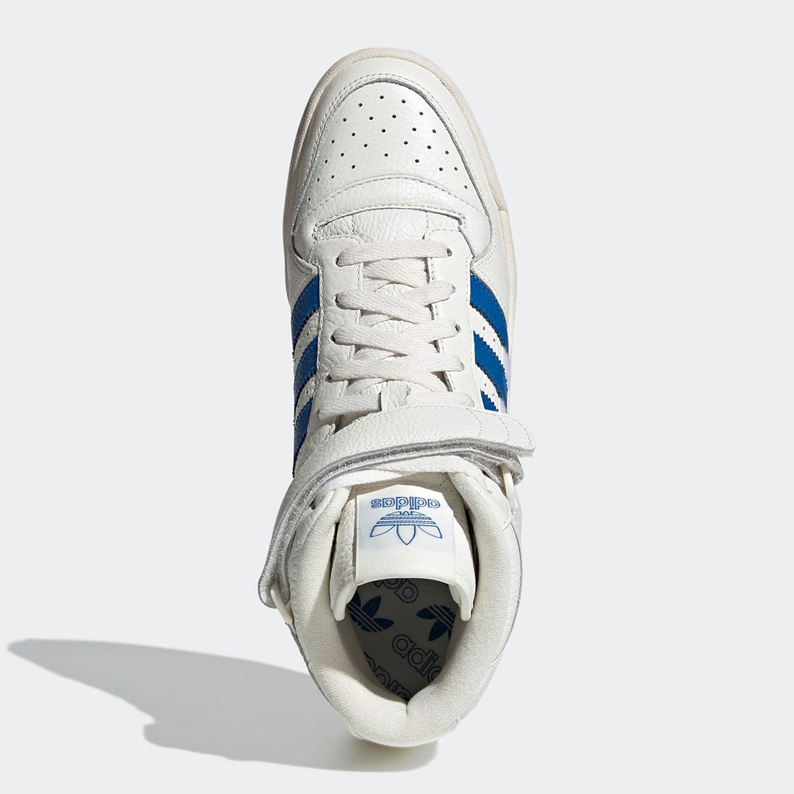 Adidas Forum Hi Velcro Cloud White Off White Blue Bird Gx1021 2