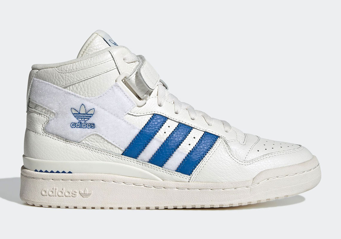 Adidas Forum Hi Velcro Cloud White Off White Blue Bird Gx1021 4