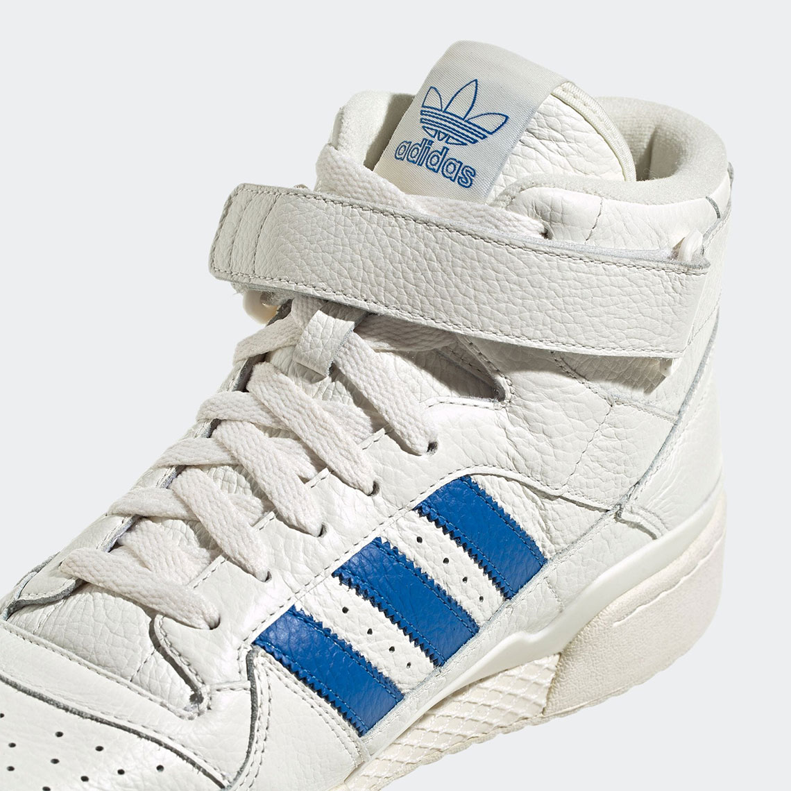 Adidas Forum Hi Velcro Cloud White Off White Blue Bird Gx1021 5