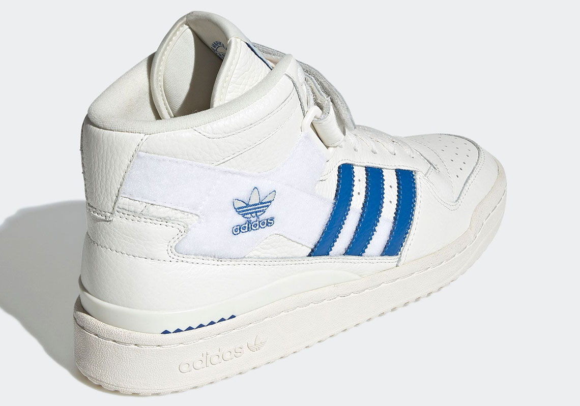 Adidas Forum Hi Velcro Cloud White Off White Blue Bird Gx1021 7