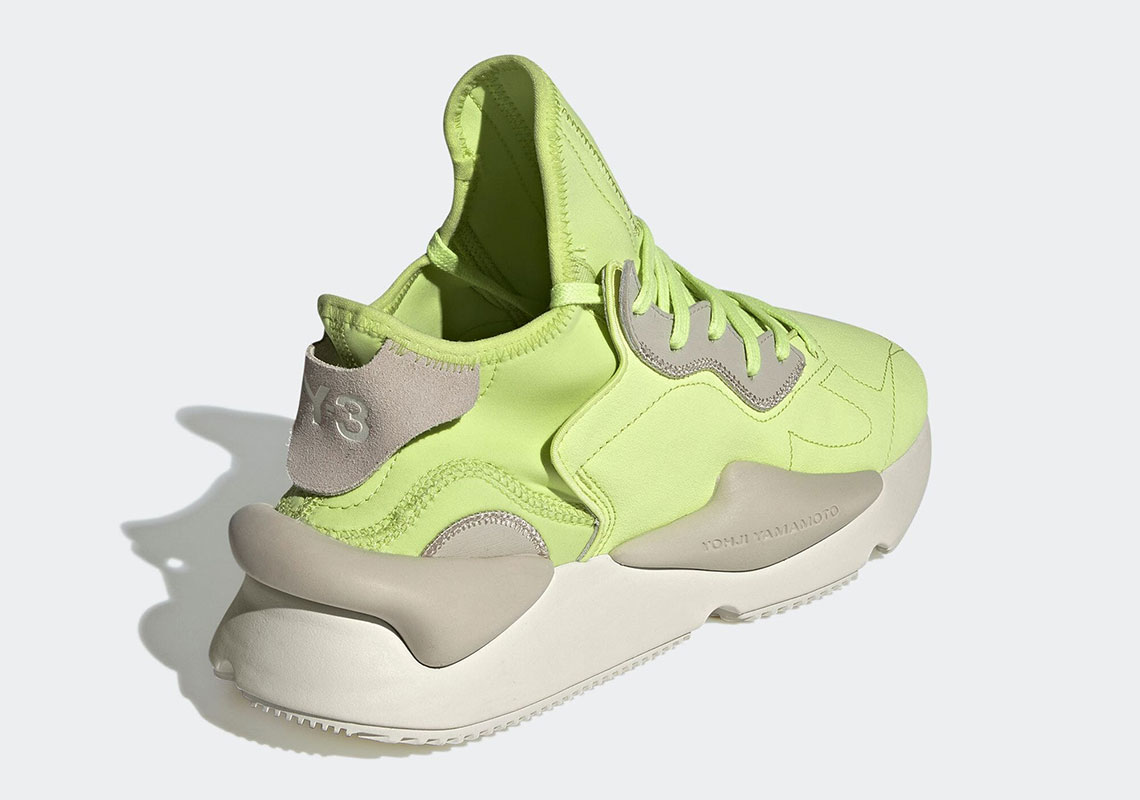 Adidas Y3 Kaiwa Semi Frozen Yellow Off White Bliss Gz9144 7