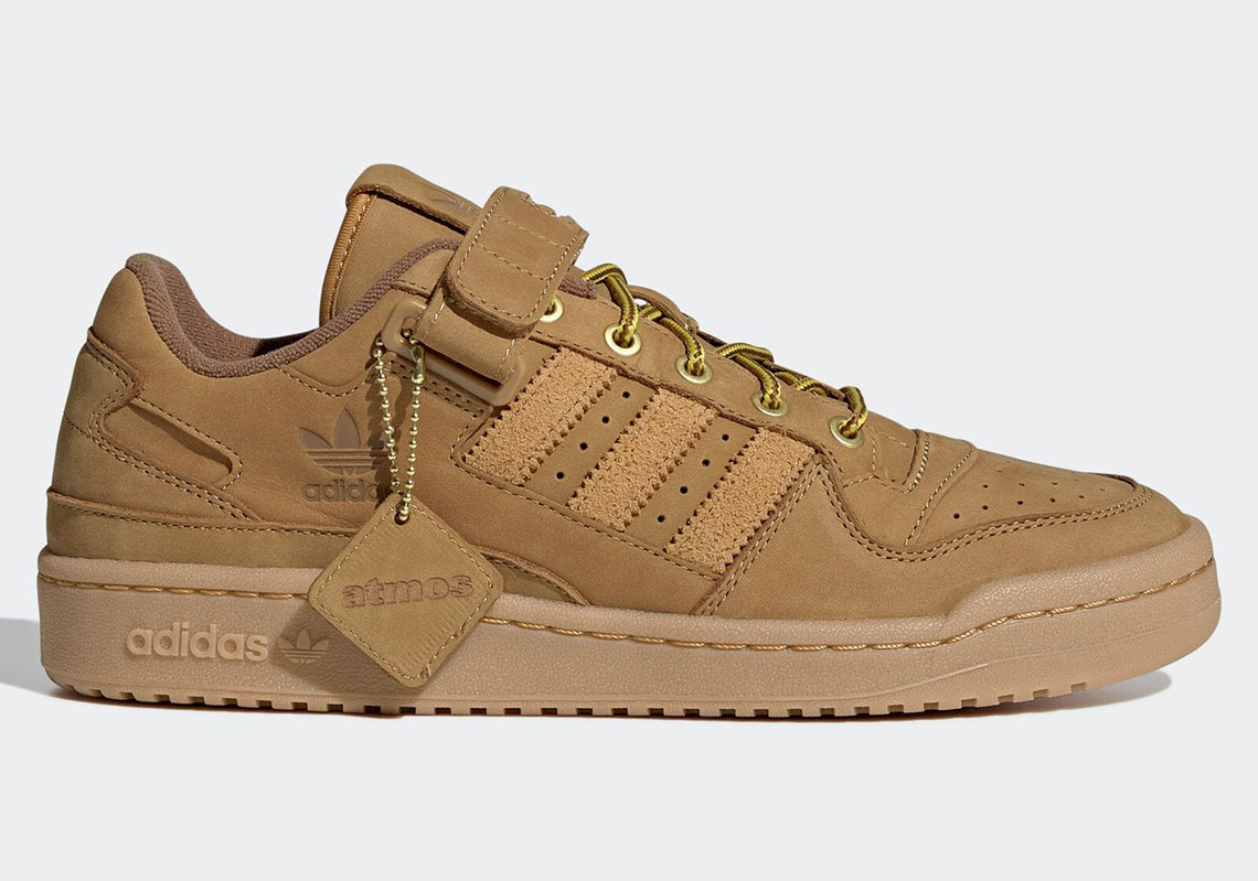 atmos and adidas Get Autumn-Ready With The adidas Forum Low "Wheat"