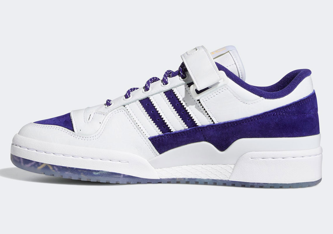 Donovan Mitchells Adidas Forum Low Cloud White Collegiate Purple Halo Mint Gy8287 3