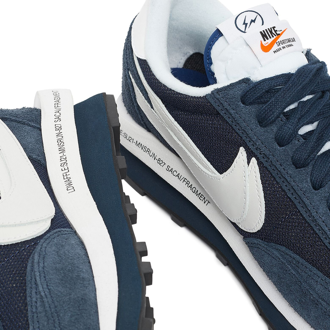 Fragment Sacai Nike Ldwaffle Navy Dh2684 400 2