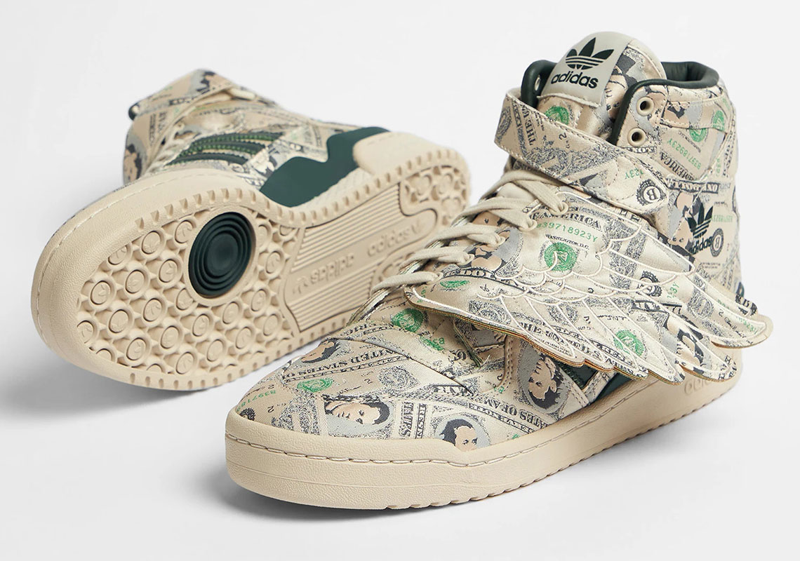 Where To Buy The Jeremy Scott x adidas Forum Wings 1.0 "Money"