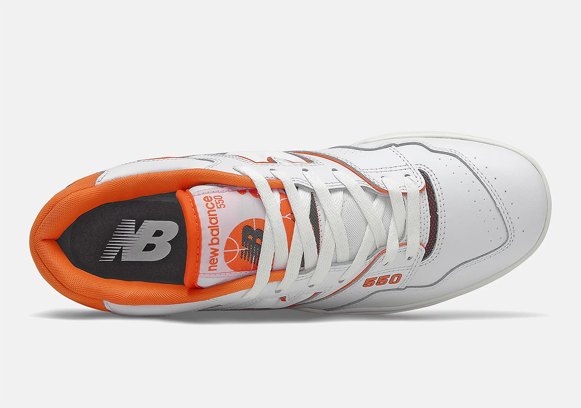 New Balance 550 Bb550hg1 White Orange 3