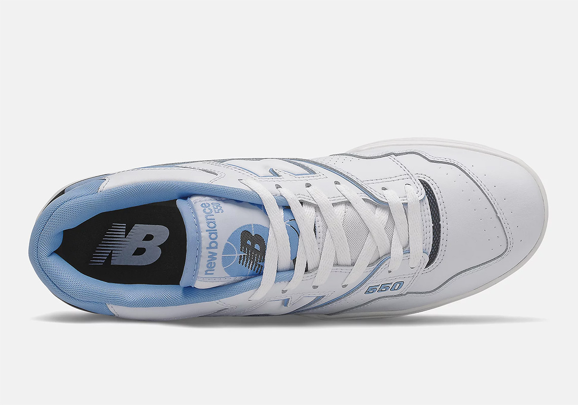 New Balance 550 Bb550hl1 White Carolina Blue Release Date 2