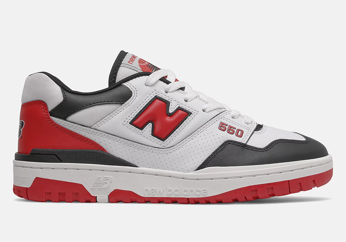 New Balance 550 Bb550hr1 Team Red 1