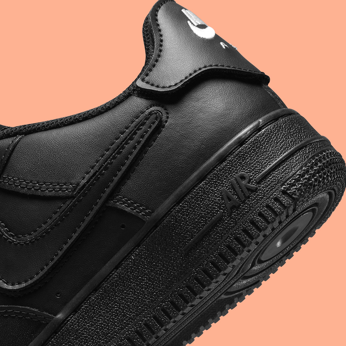 Nike Air Force 1 1 Gs Black Bright Crimson Db1856 001 8