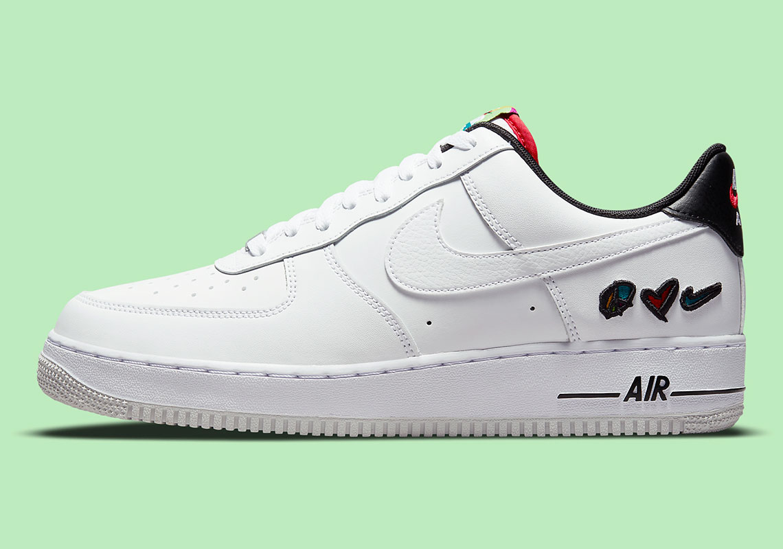 Nike Air Force 1 Low Peace Love Basketball Dm8148 100 7