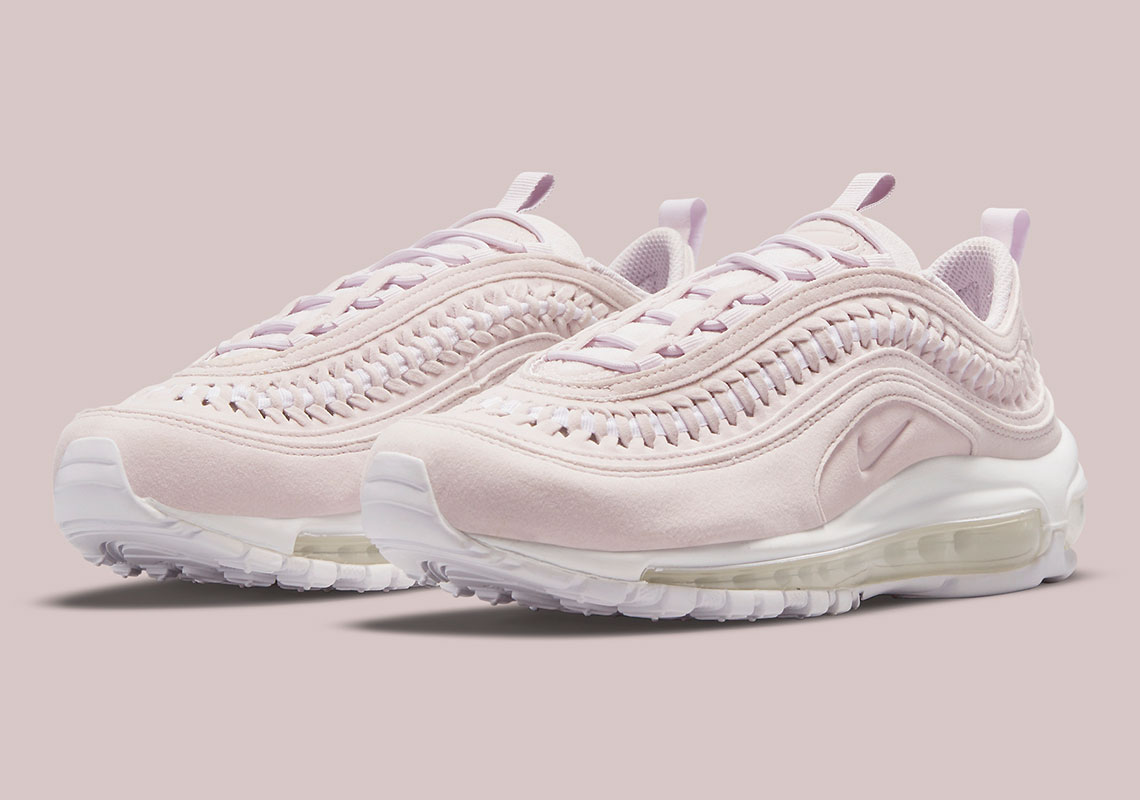 Soft Suedes And Braided Details Dress Up This Elegant Pink Nike Air Max 97 LX