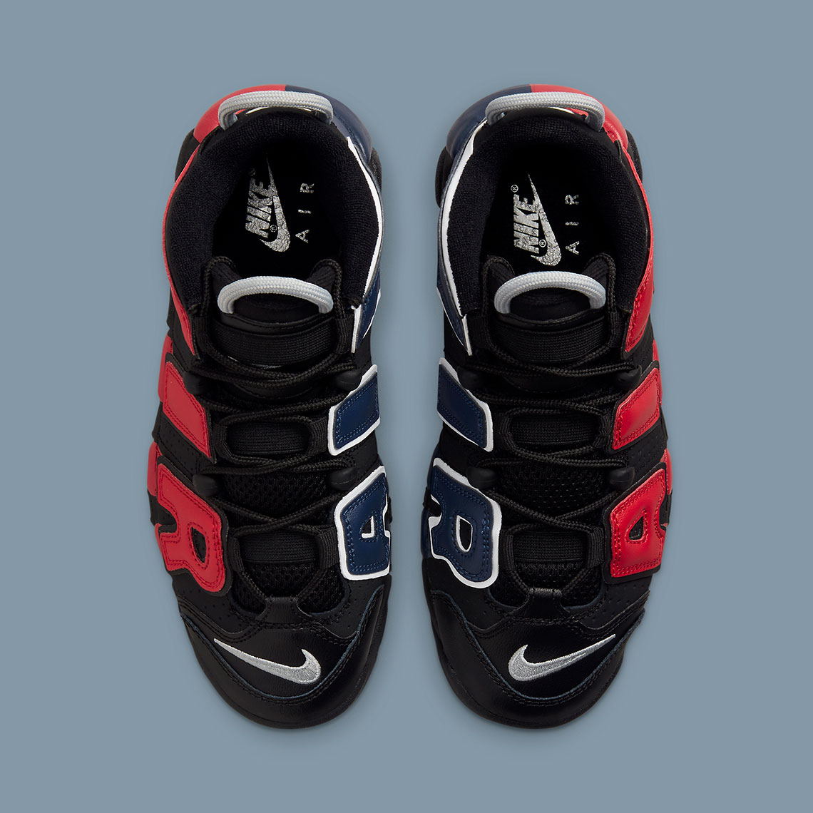 Nike Air More Uptempo Black Navy Red Dm0017 001 6