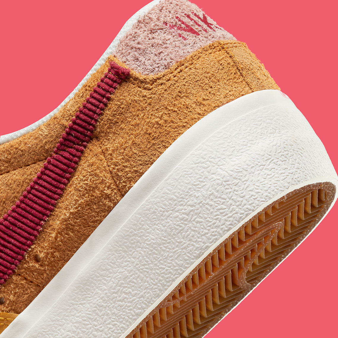 Nike Blazer Low Platform Wmns Sunset Rush Maroon University Gold Do6721 700 2