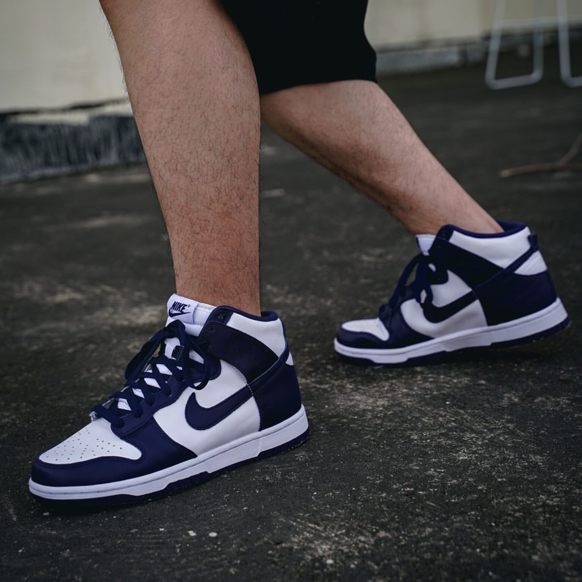 Nike Dunk High Navy Dd1399 104 3